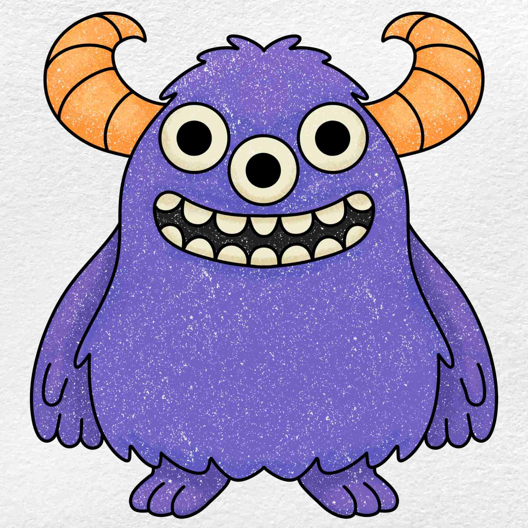 how-to-draw-a-cartoon-monster-step-6